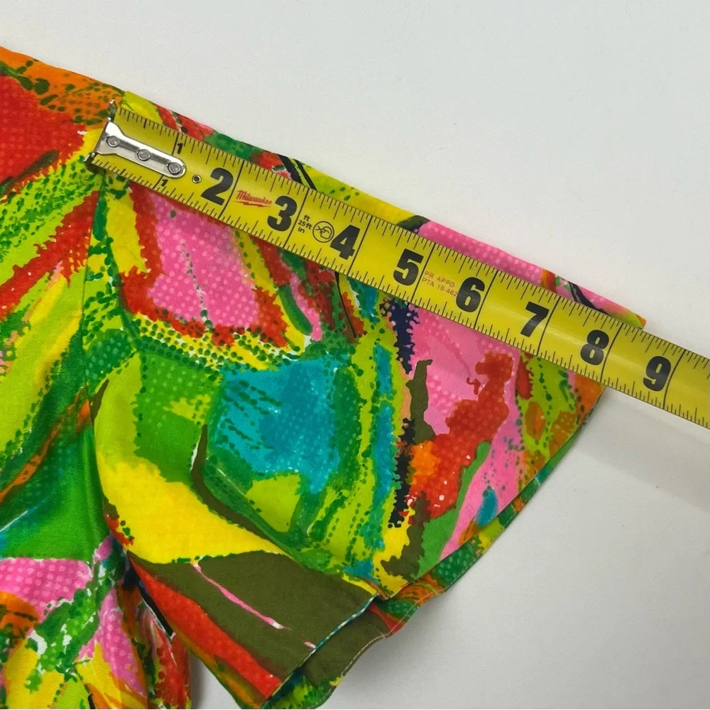Vintage 1960s Snyder Craft Mod Dress Colorful Psychedelic Print Womens Small - Picture 8 of 9